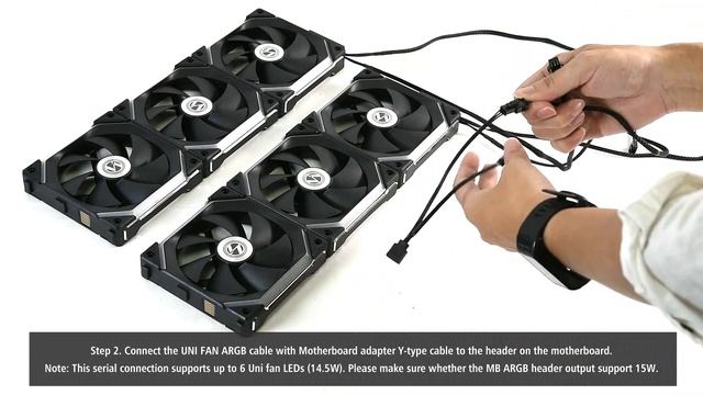 ARGB Device Cable Kits: Tutorial - How to connect UNI FAN directly to motherboard? смотреть онлайн