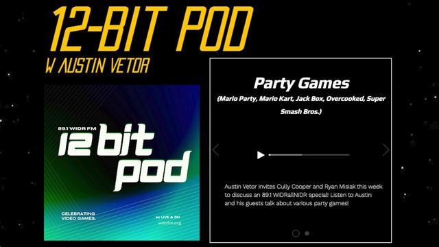 12-Bit Pod : Episode 2 - Party Games MarioParty MarioKart JukeBox Overcooked Super Smash Bros