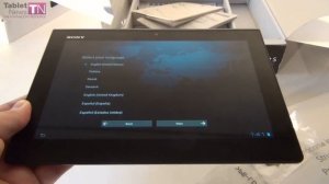 Sony Xperia tablet S Unboxing - Tablet-News.com