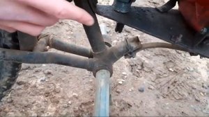 ✅Самоделка из бензопилы. Обзор моторного велосипеда из урала.