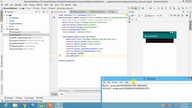 How to Implement Banner Ad in Android Studio | AdmobBannerAd | Android Coding смотреть онлайн