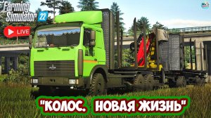 🔴🅻🅸🆅🅴 ✅Farming Simulator 22 ✅ПРОХОЖДЕНИЕ  "КОЛОС.НОВАЯ ЖИЗНЬ" #29