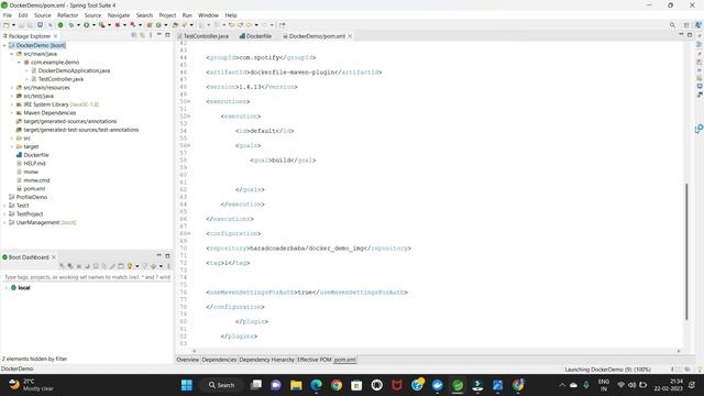Docker For Java Developer : Using Dockerfile Spotify plugin to Create Docker Image