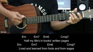 Dream On - Aerosmith | EASY Guitar Tutorial - Chords / Lyrics - Guitar Lessons