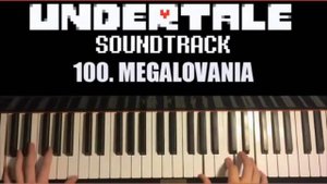 Undertale - Megolavania piano (not my vidio)