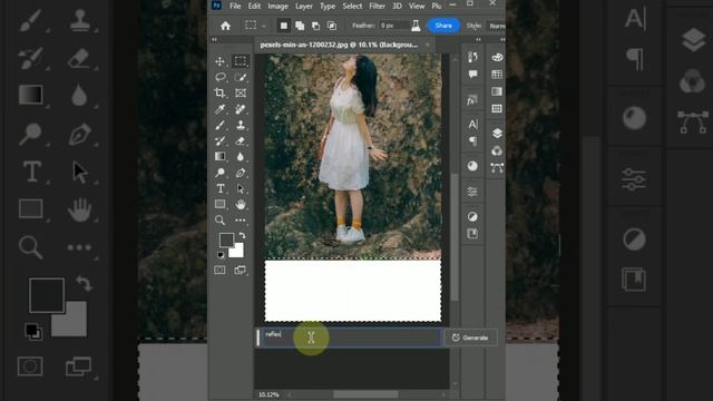 Realistic Reflection Using Generative Fill in Adobe Photoshop (Beta) смотреть онлайн