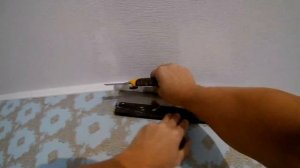 Как поклеить обои на покрашенные стены!
