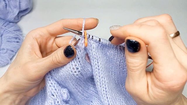 Джемпер для девочки с цветочными мотивами из пуха норки регланом снизу /Часть 2 смотреть онлайн