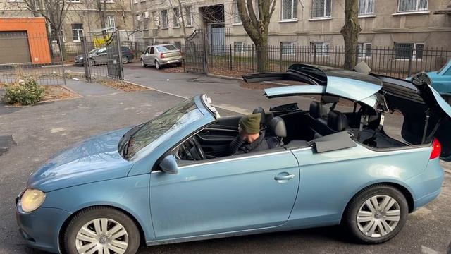 Volkswagen Eos кабриолет складываем крышу смотреть онлайн