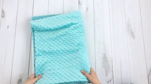 Плед из плюша минки в детскую кроватку