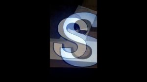 Объемная световая буква из акрила день-ночь