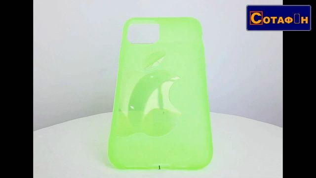 Чохол-накладка TPU Big Apple Case для iPhone 11 Pro Флуоресцентний зелений смотреть онлайн