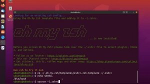 How to install oh my zsh on Linux Arabic