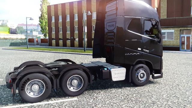 Volvo FH 500 start and lifting bogie test смотреть онлайн