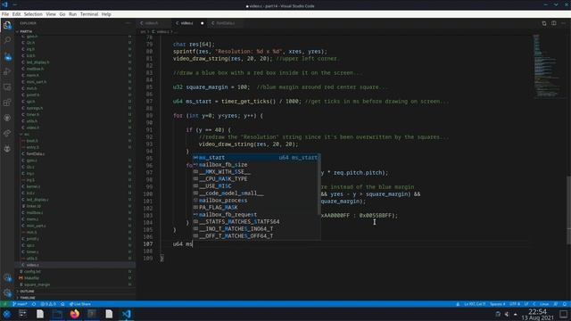 Raspberry Pi Bare Metal Tutorial - Part 14 (HDMI Video)
