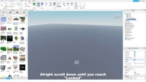 (Cancelled) How to unlock the baseplate - Roblox Studio Tutorial