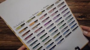 Brutfuner 50 Metallic Colored Pencils Swatch | First Impressions