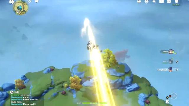 Genshin Impact Xiangling's shooting star смотреть онлайн