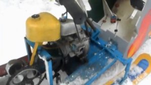 снегоход из бензопилы