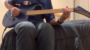 Thunderstruck by AC/DC on my Candy Blue Kramer Baretta Special.