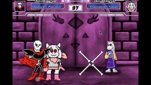 jogando undertale mugen diferente