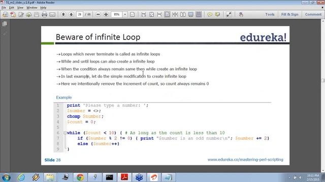 Understanding Different Kinds of Loops in PERL | Introduction to Loops | PERL Tutorial For Beginner смотреть онлайн