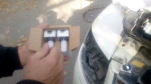 Volkswagen Touareg, xenon lamba değişimi - замена ксеноновой лампы