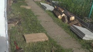 Дачный домик, подъем, замена гнилого бруса.