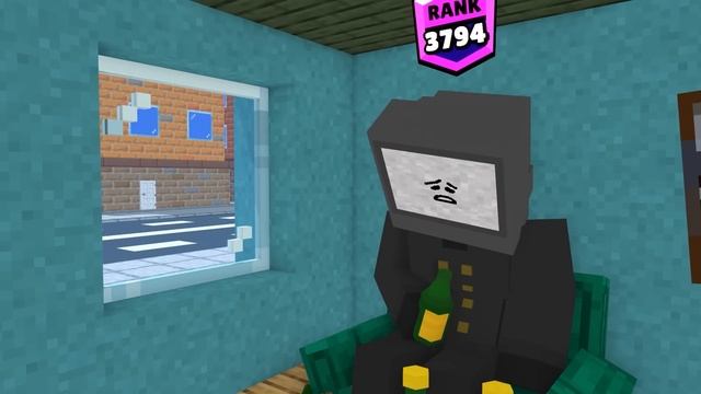 Monster School : Brawl Stars Rank Up SKIBIDI TOILET War & Zombie - Minecraft Animation смотреть онлайн
