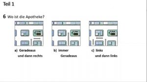 Аудирование HÖREN: Подготовка к экзамену Start Deutsch A1 Goethe Institut (немецкий язык) Beispiel1
