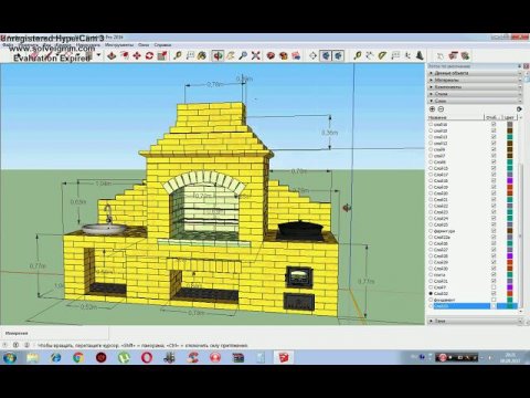 16. Барбекю с Печью под Казан,Мангалом и Мойкой. Своими Руками! Размер 3.12х1.04 Полный Обзор.