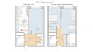 Как сделать двушку из однушки?! Без ущерба!