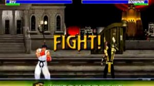 Mortal Kombat vs. Street Fighter 2 - Scorpion vs. Ryu