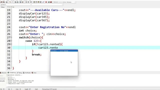 C++ Projects for Beginners  | How to create C++ Project for Car Rental System in Urdu/Hindi