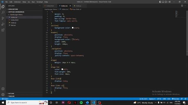 How to Create a Hamburger Menu with HTML, CSS, JS in just 10 minutes! | JavaScript Tutorial