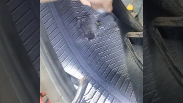 Ремонт дырявой шины смотреть онлайн