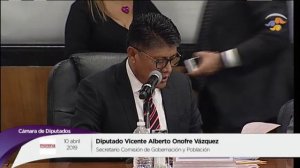 10/04/2019 Participación del Dip. Vicente Alberto Onofre Vázquez