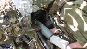 Репортаж с передовой о работе российской артиллерии на Запорожском направлении СВО