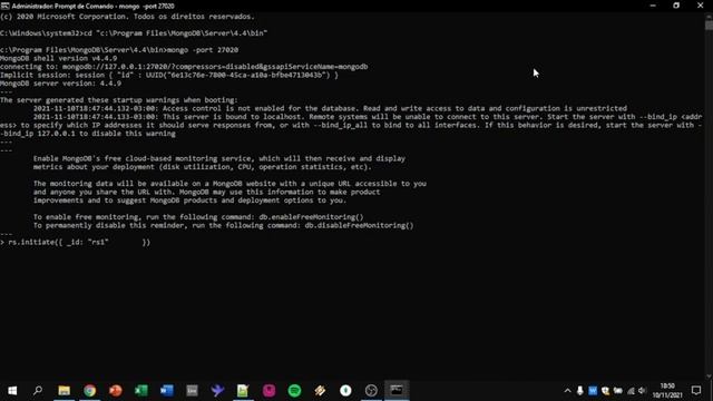 Aula 16 - [Replica Set] Curso Introdutório de MongoDB смотреть онлайн