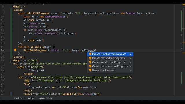 Интеграция JavaScript с интерфейсом загрузки файлов смотреть онлайн