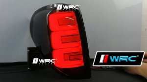 Mitsubishi Triton L200 2005 - 2014 Light Bar Tail Lamp ( Dark Smoke + Red Line )