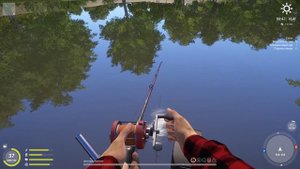 Русская рыбалка 4 - река Северский Донец - Сом у поворота реки