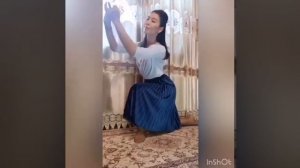 Аймира Нәлдібек. Обучение казахского танца. Движение "ұршық".