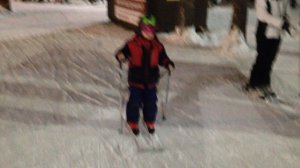 Соня на горных лыжах - 2015-01-27 #ЧулковскийКурган