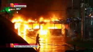 В Петрозаводске в троллейбус с пассажирами ударила молния