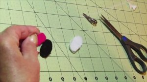 How to cover Metal Hair Clips No.1 - Covering Hair Clips with felt - Easy Tutorial