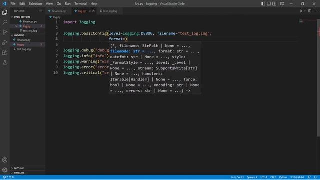 Logging in Python - Logging Levels Formatting and Logging to Files ...