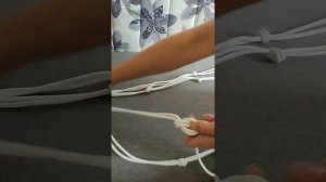 Подвес из веревки для кашпо
