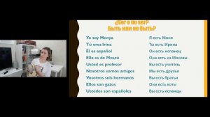 Испанский язык для начинающих: глагол SER - быть. Español A1