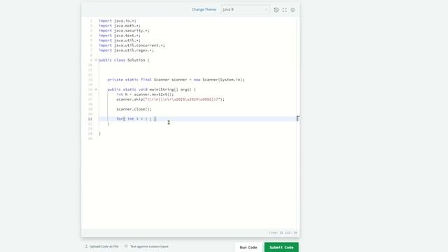 HackerRank: Java Loops 1 смотреть онлайн